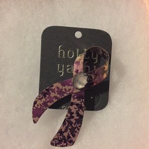 Holly Yashi  Pink Ribbon Pin.